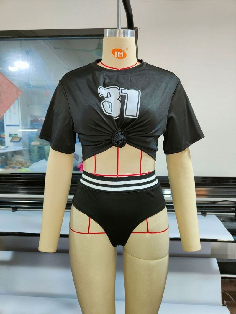 New arrival 2 Two Piece Women Short Set Clothing Womens 2 Piece Summer Girls Shorts and T Shirt Sets Woman Boxer Tshirts Shorts