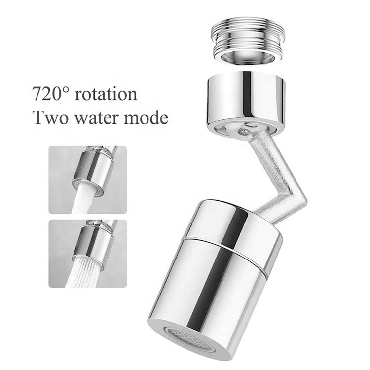 Multifunctional cleaning 720-degree universal rotation spray head nozzle extension kitchen faucet filtro de agua o purificador