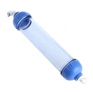 T33 Inline Refillable Empty  Plastic Water Filter Cartridge Housing