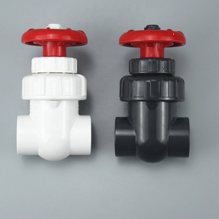 High quality UPVC Gate Valve Precision Flow Control PVC Sluice Valve Garden Irrigation Aquarium PVC Valve