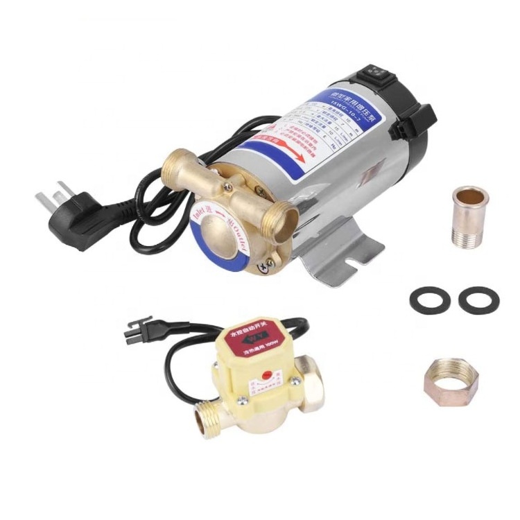 220V/50HZ Pipeline Circulating Water Booster Pump Electric Pressure Washer Pump Automatic Boosting Pump For Water Heater