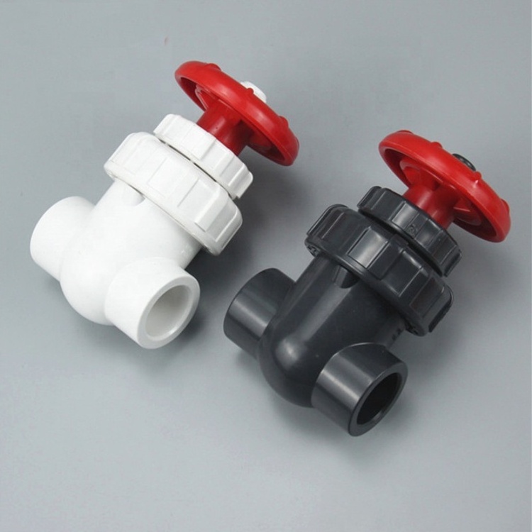 High quality UPVC Gate Valve Precision Flow Control PVC Sluice Valve Garden Irrigation Aquarium PVC Valve