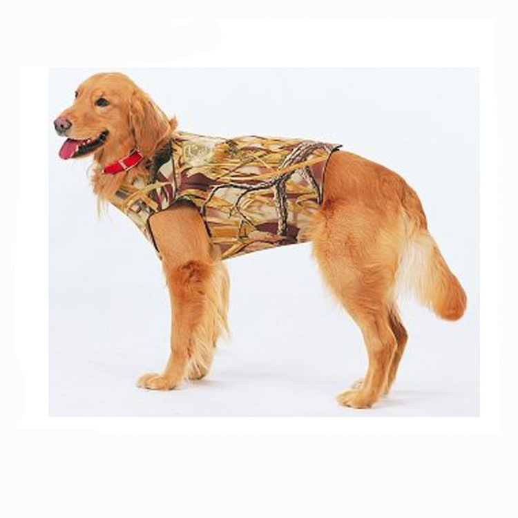 Shero Catch Gps Reflective Camouflage Proof Protective Wild Boar Orange Neoprene Chest Protection Dogs Hunting Vests