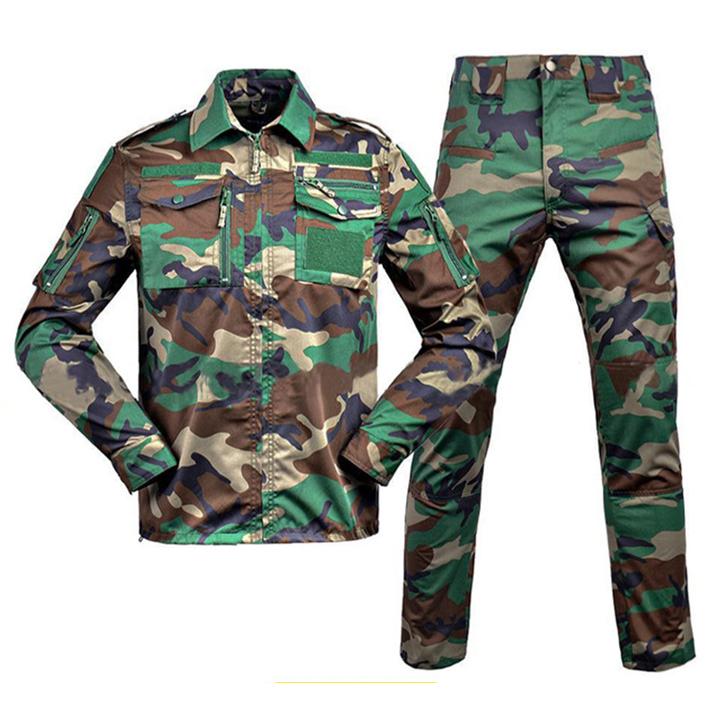 Tiger Stripe Polyester Cotton Black Green Desert Pattern 728 Gear Sets Suits Full Kit Camouflage Tactical Combat Uniforms