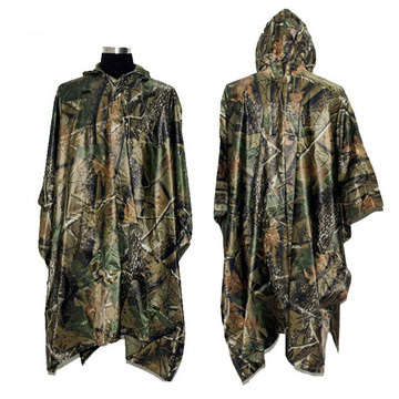 Camouflage Multifunctional Poncho Camouflage Raincoat Hunting Clothing Waterproof And Durable