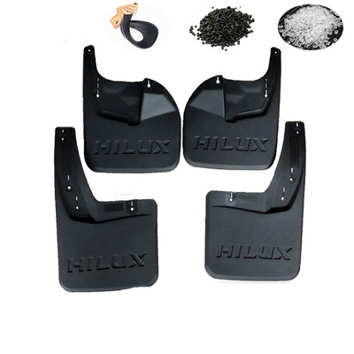 Auto mud flaps for Hilux Vigo 2006-2014 car fenders mud guard splash guards for toyota