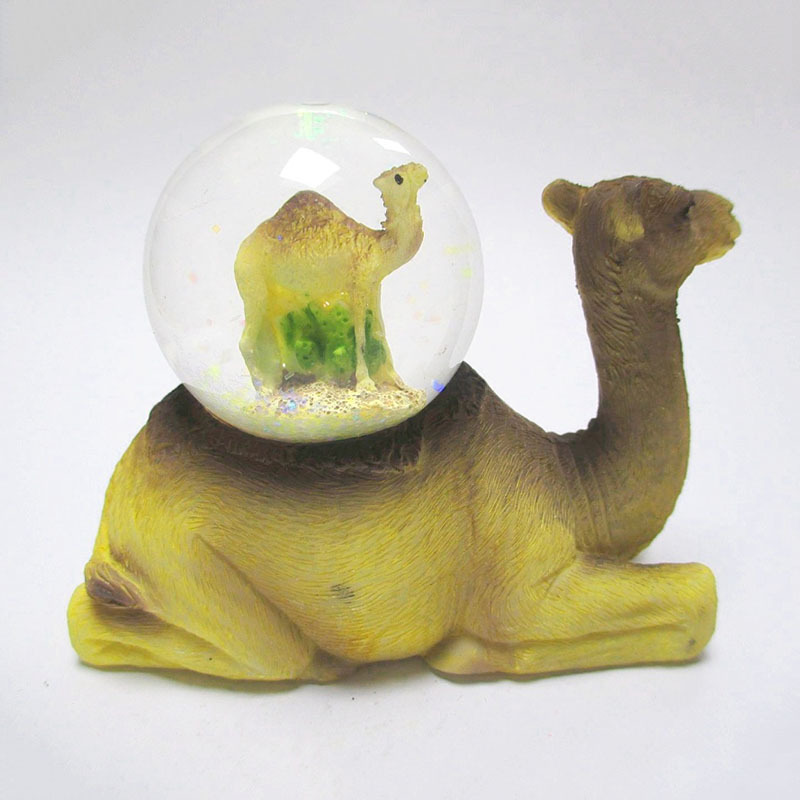 SOUVENIR Camel Snow Globe, Animal Snowball, Birthday, Souvenir, Gift for Girls