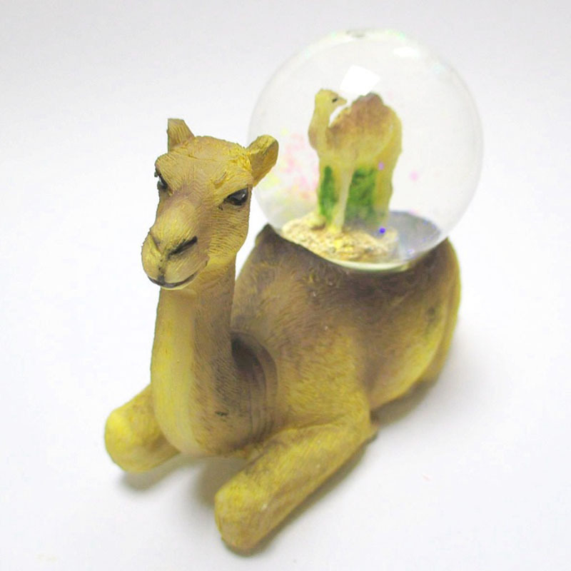 SOUVENIR Camel Snow Globe, Animal Snowball, Birthday, Souvenir, Gift for Girls