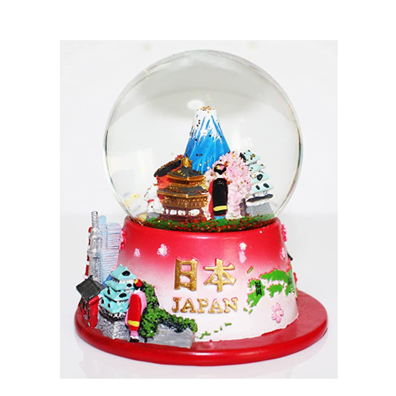 Custom Resin 45 65mm Canada country Snowglobe Asakusa 3.5