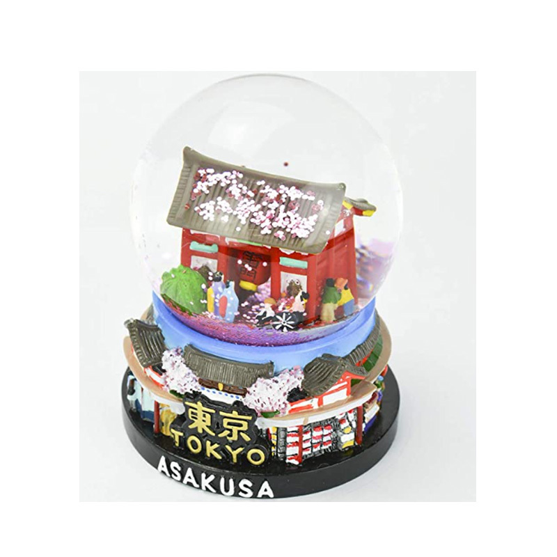 Custom Resin 45 65mm Canada country Snowglobe Asakusa 3.5