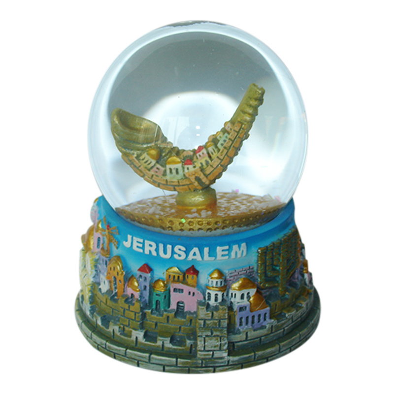 Cheap Custom Dubai UAE Budapest water globe Resin Gift Souvenir manufacturer City tourist Mini Crystal Snow Globe