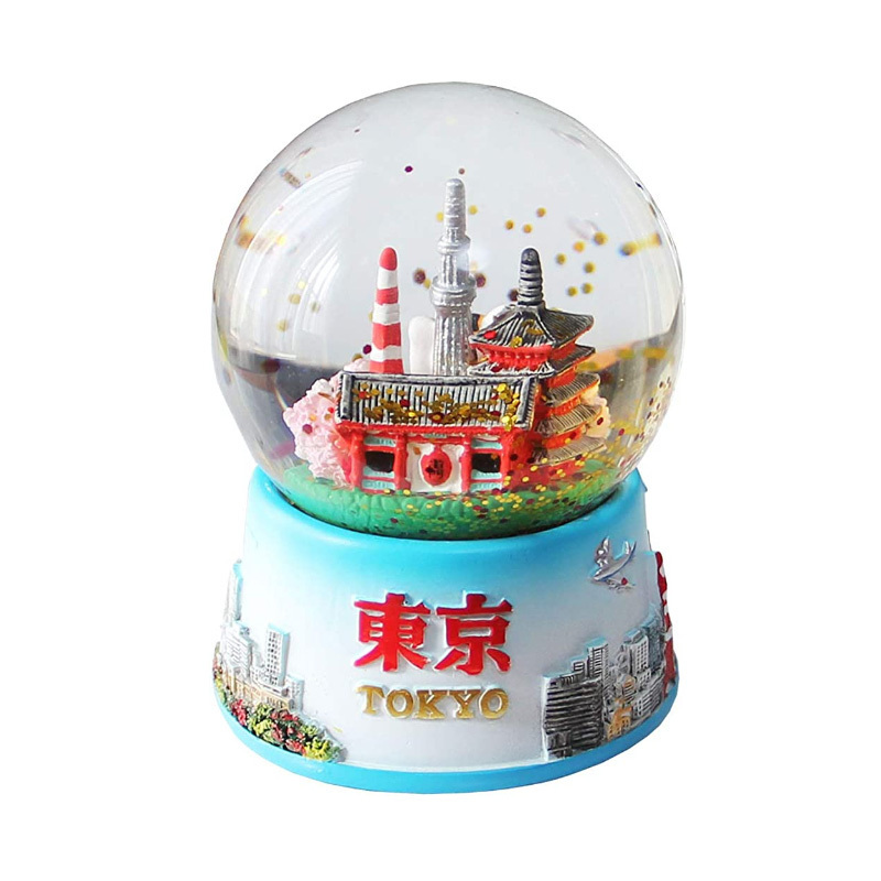 Custom Resin 45 65mm Canada country Snowglobe Asakusa 3.5