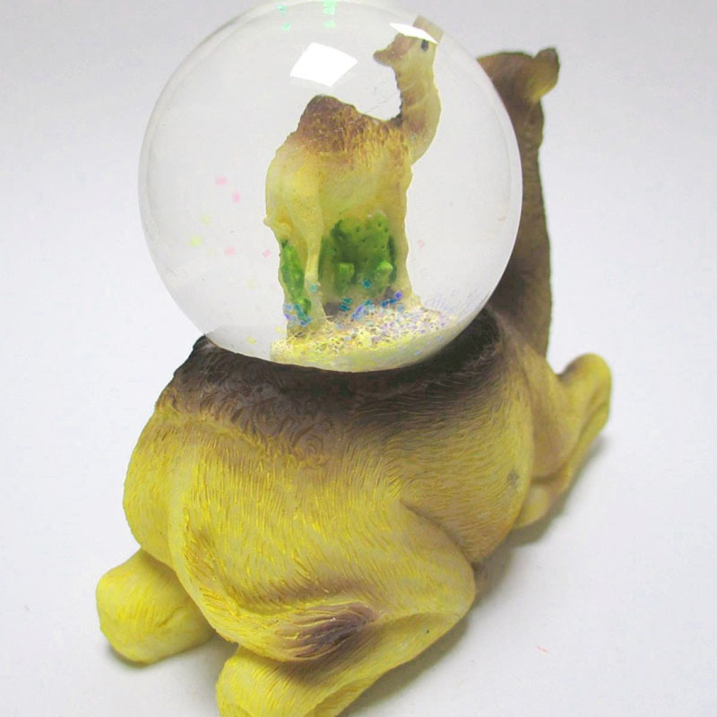 SOUVENIR Camel Snow Globe, Animal Snowball, Birthday, Souvenir, Gift for Girls