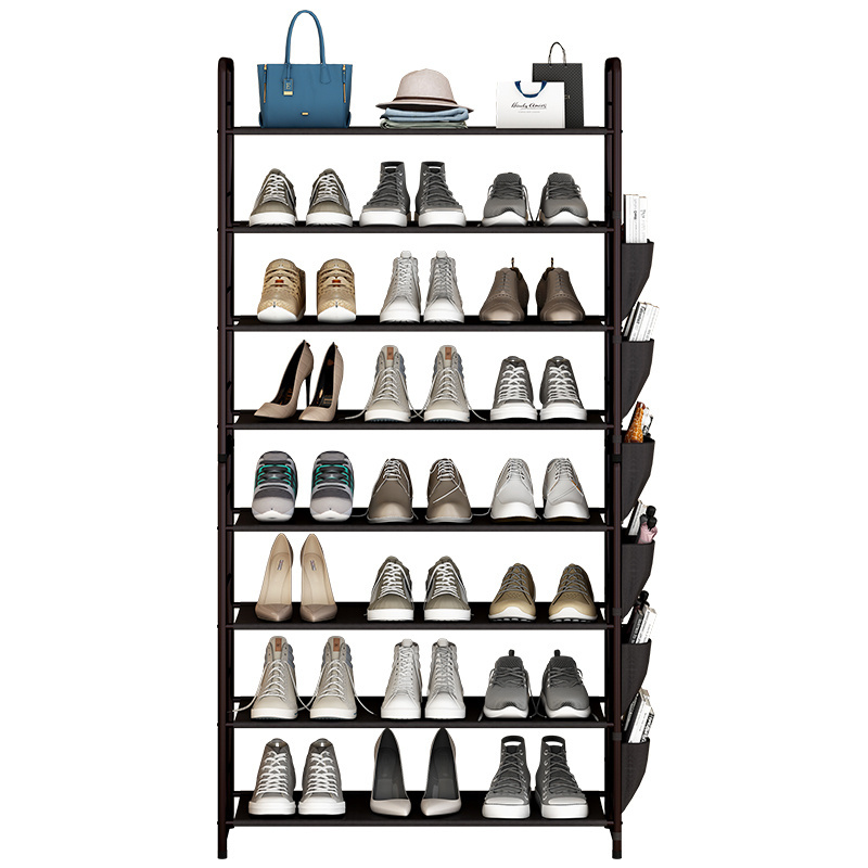 2021Suoernuo store shoe rack with 4 layer shoe rack DIY super shoe rack