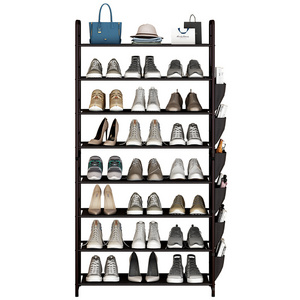 2021Suoernuo store shoe rack with 4 layer shoe rack DIY super shoe rack