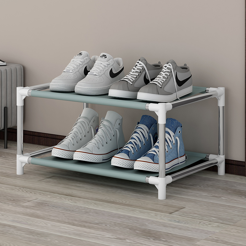 Home non-woven shop shoe shelf shoe display rack for shop porch small shoe storage rack