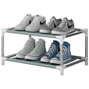 Home non-woven shop shoe shelf shoe display rack for shop porch small shoe storage rack