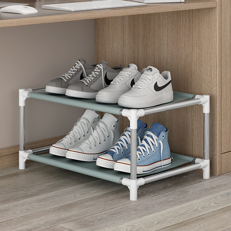 Home non-woven shop shoe shelf shoe display rack for shop porch small shoe storage rack