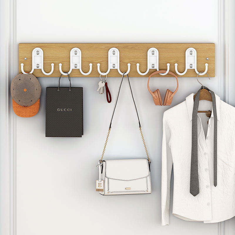 Wholesales Hot Selling Living Room Bathroom Multifunctional Hook Wall Rack Hook Over The Door Coat Rack