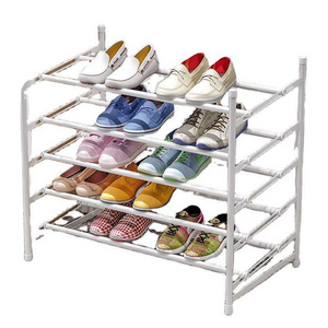 Factory Scarpiera Living Room Modern Design Shoes Stand Simple 5 Tier Metal Storage Organizer Display Shoes Racks