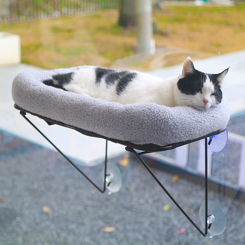 Custom Removable Warm Pet Bed Comfortable Wall Mounted Cat Hammock Hanging Cat Window Hammock Bed