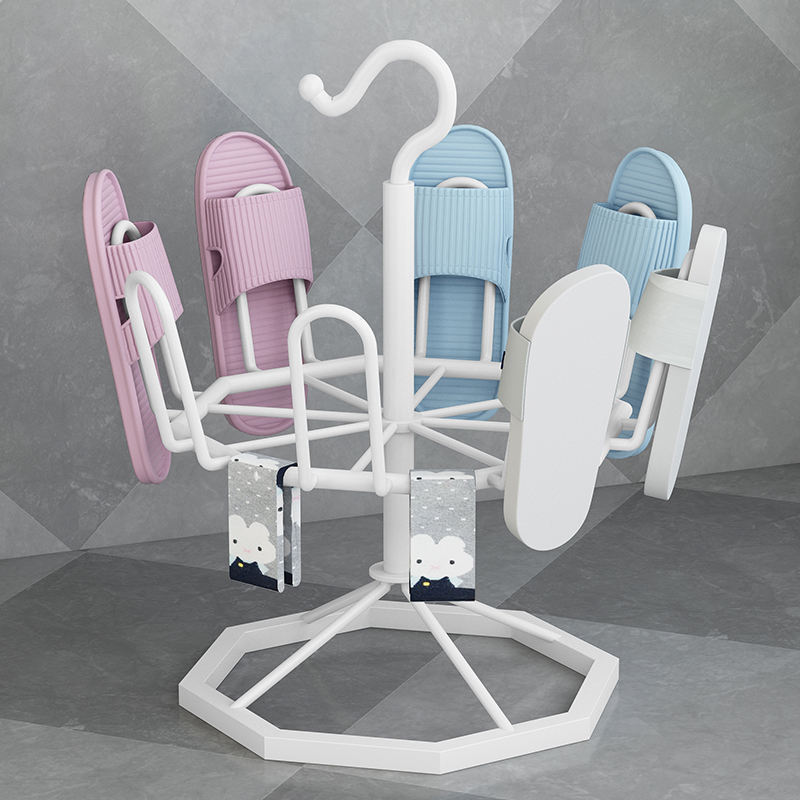 hot sales 3 layers rotating outdoor shoe drying rack metal shoe stand shoe rack storage organizer