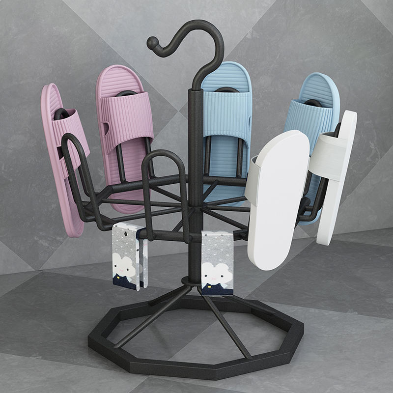 hot sales 3 layers rotating outdoor shoe drying rack metal shoe stand shoe rack storage organizer