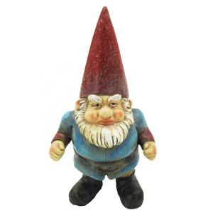 Custom handmade outdoor statues resin gnome decoration resin garden dwarf crafts