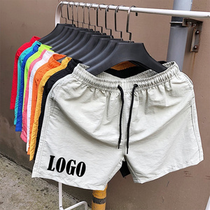 Custom LOGO Wholesale Men's Nylon Cargo Shorts Blank High Quality Polyester Gym Running Beach Plus Boy Sweat Summer Shorts