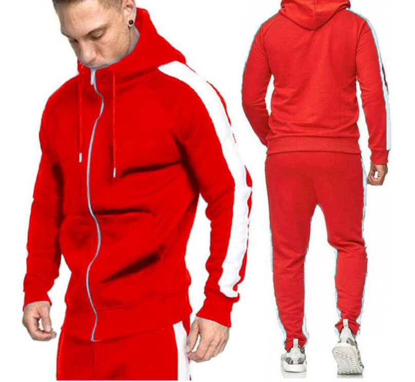 2023 High quality stacked jogging suits  Slim fit  solid color wholesale stacked sweat Tracksuits custom fashion stacked suits