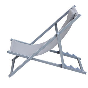 Aluminum sun lounge Foldable lightweight Deck Beach low chair