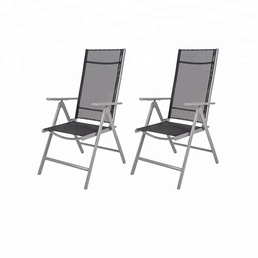 Hot Sell Cheap Aluminum Frame Bistro Chair Mesh Garden Chair Outdoor Patio Chairs