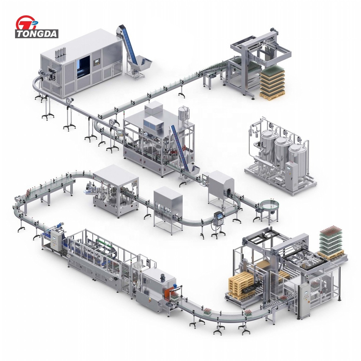 automatic complete line  wine filling line grape wine bottling line fruit wine counter pressure filling machine