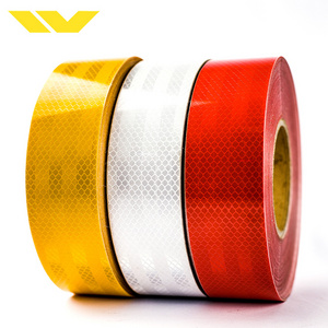 Retro reflective high conspicuity prismatic reflective tape