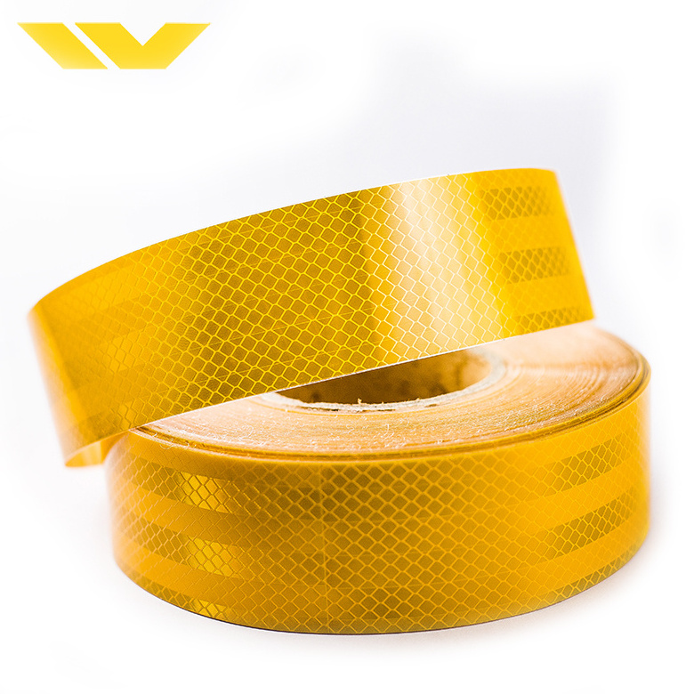 Retro reflective high conspicuity prismatic reflective tape