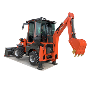 Heavy Machinery Exporter Earth-moving Machinery TBL15-10 4 Wheel Drive Small Mini Backhoe Loader