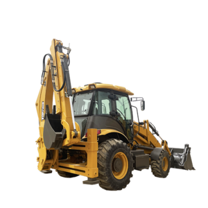 Compact Structure Backhoe Excavator 3 Ton Heavy Duty Backhoe Loader With Different Tires