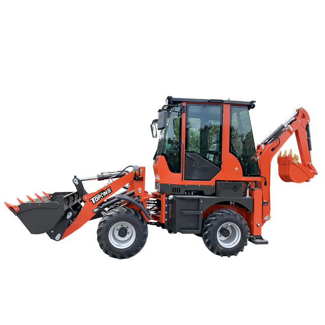 Heavy Machinery Exporter Earth-moving Machinery TBL15-10 4 Wheel Drive Small Mini Backhoe Loader