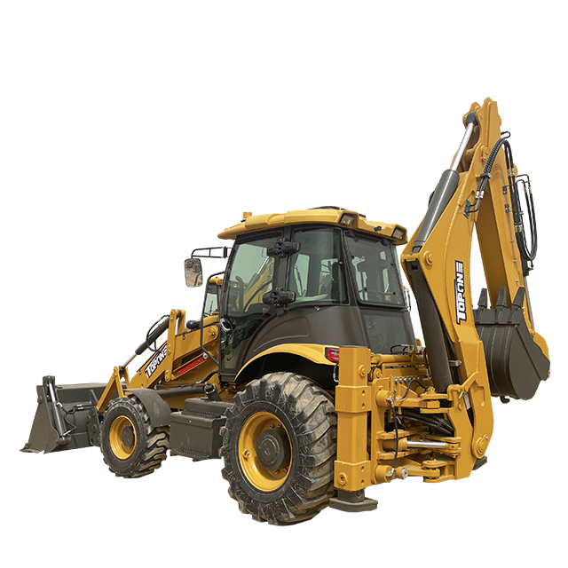 Compact Structure Backhoe Excavator 3 Ton Heavy Duty Backhoe Loader With Different Tires