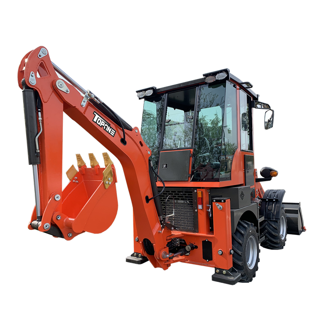 Heavy Machinery Exporter Earth-moving Machinery TBL15-10 4 Wheel Drive Small Mini Backhoe Loader