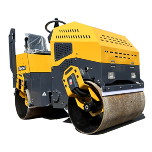 Chinese-made Machinery Road Roller Mini Asphalt Double Drum 1 Ton Road Compactor Roller Price For Sale