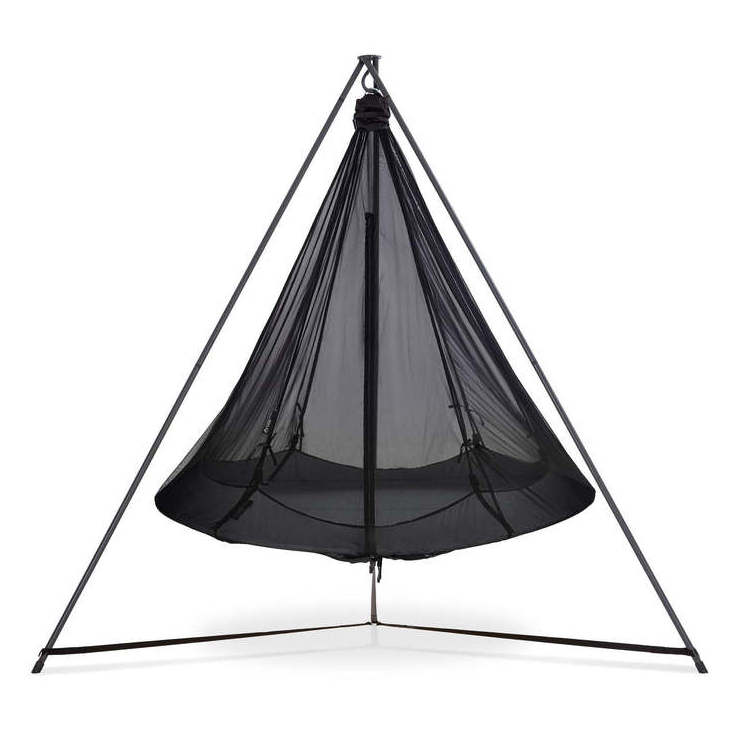 Portable Triangle mosquito net garden hammock tent,  sensory porch garden beach patio hammock swings chair hanging outdoor