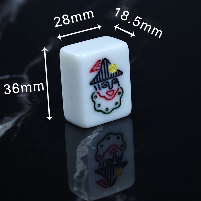 Wholesale 168 Tiles Malaysia Singapore Mahjong with Leather  Box Promotional gifts