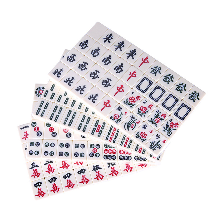 Wholesale portable mini cloth bag travel mahjong set