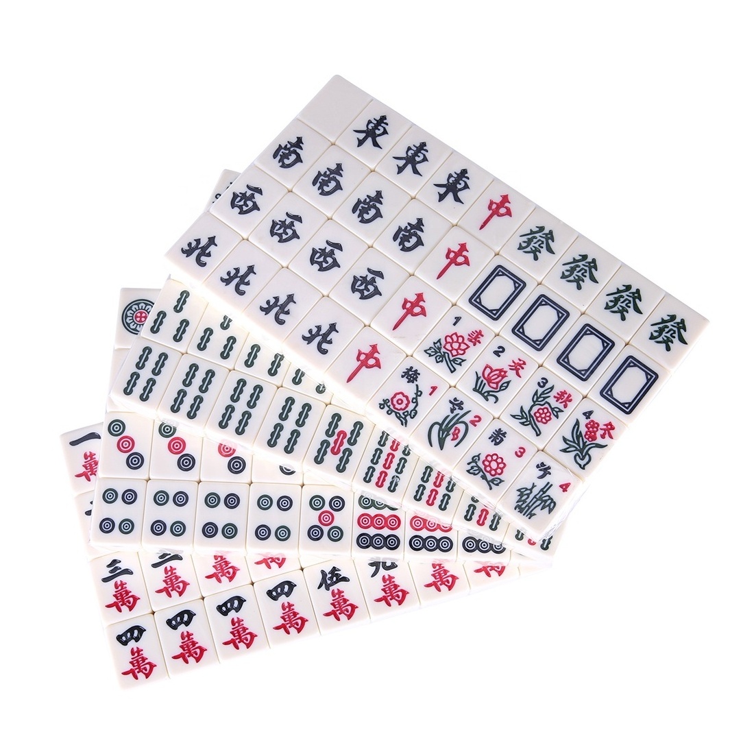 Custom Logo Available Entertainment Fun Family Board Games Gifts Top Travel  Chinese Mahjong with 144 tiltes