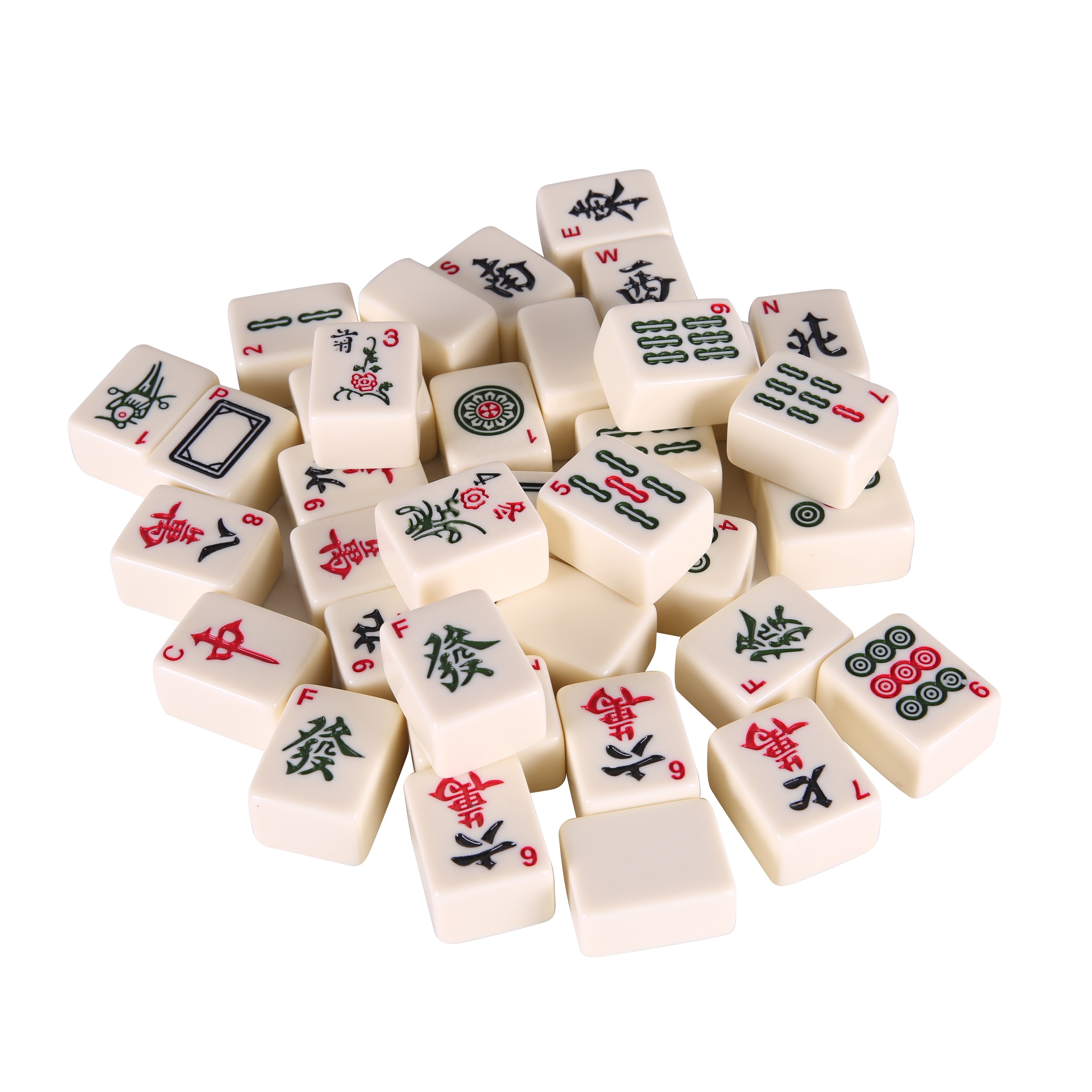 Wholesale custom mahjong set Chinese American Crystal  Acrylic Japanese 30mm digital Mahjong