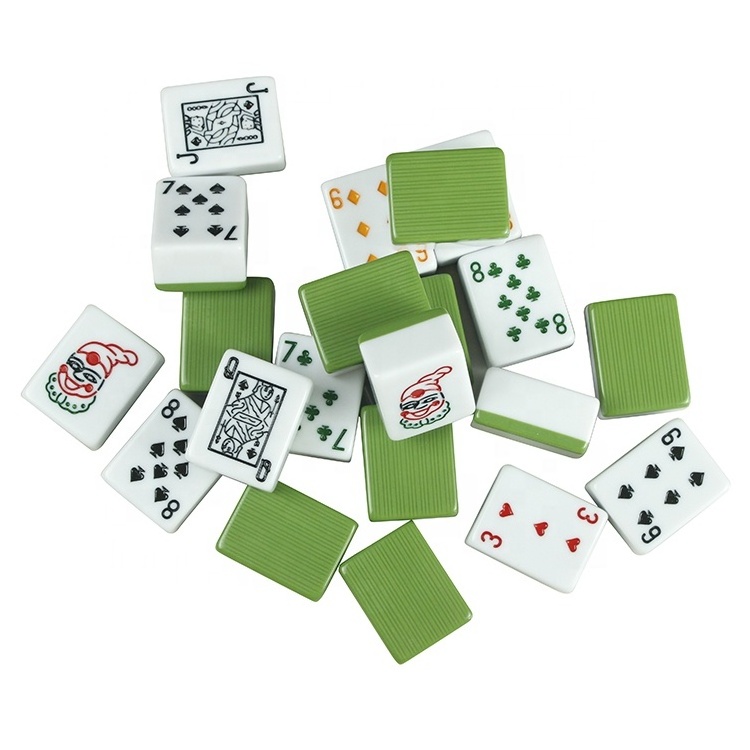 Hot Sell Family Table Board Game Melamine Poker Mahjong set