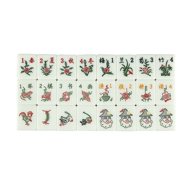 Wholesale large domestic hand-kneaded plastic mahjong mahjong set