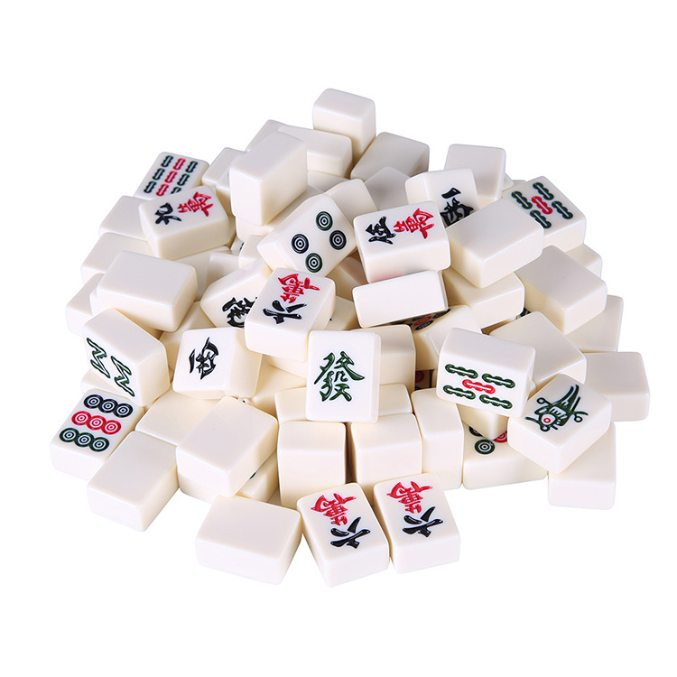 Wholesale portable mini cloth bag travel mahjong set