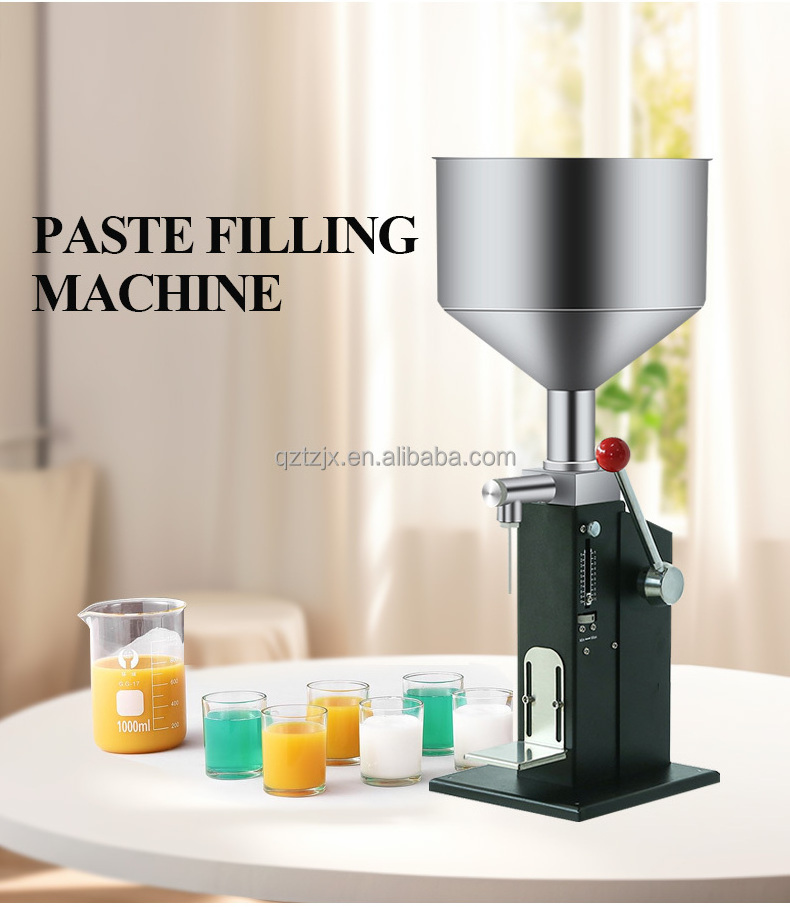 A03 Manual Jam Cream Paste Juice Bottle Filling Machine Toothpaste Lotion Honey Oil Liquid Filling Machine Machinery